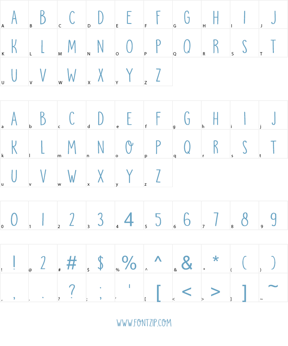 DK Moonlight Serenade Font Character